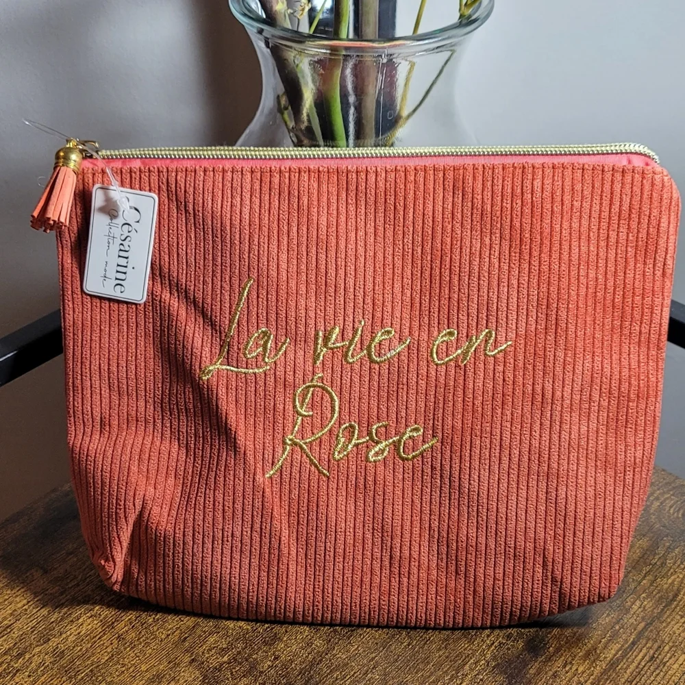 Coral Cosmetic Bag